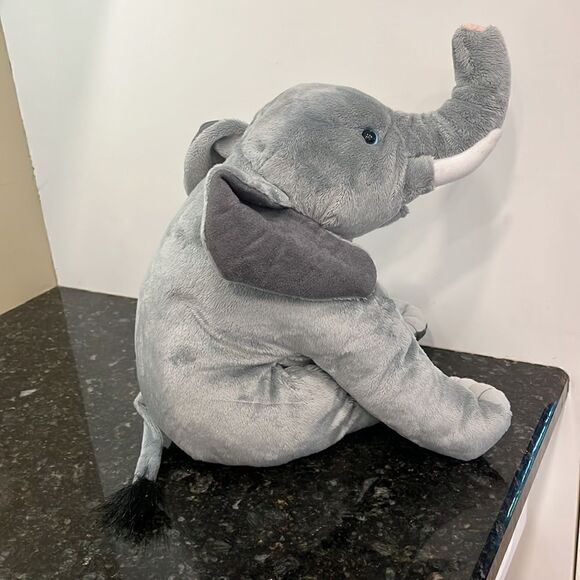 Elephant 15" Plush Love Planet Earth BBC Stuffed Animal Blue Eye - Picture 4 of 9